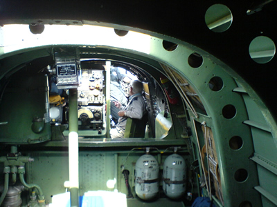 Grandad in the cockpit