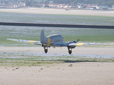Avro Anson beach landing
