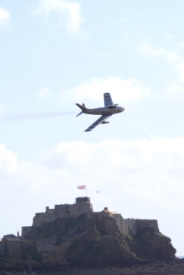Sabre over Elizabeth Castle