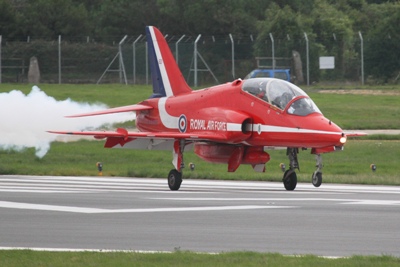 first down with a puff of smoke