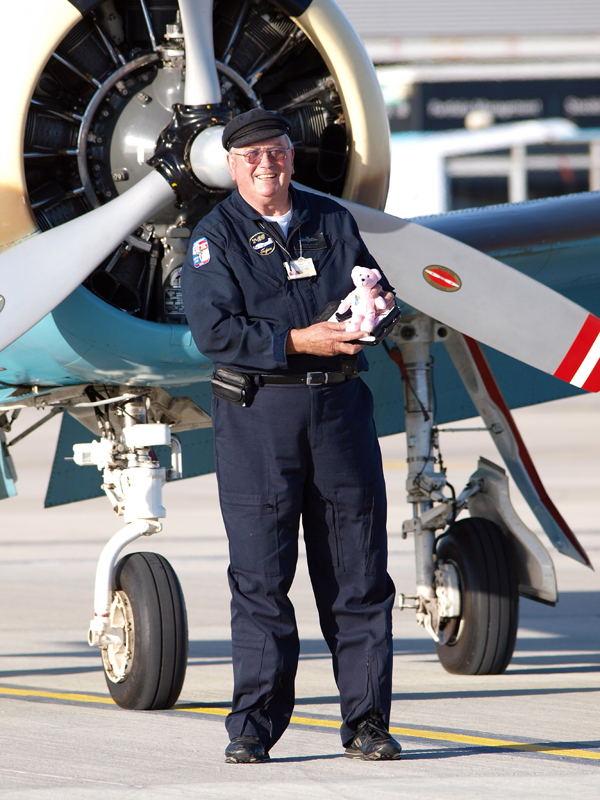 Martin with Ellie the Bear