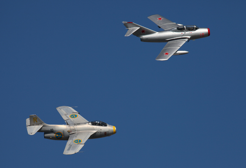 Mig 15 and Tunnan