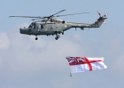 Navy Lynx flying the flag Navy Lynx flying the flag